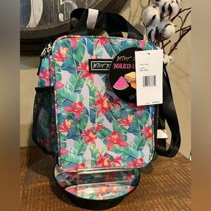 Betsey Johnson Floral Lunch Tote, NEW!